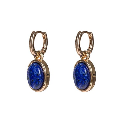 Серьги NATURAL LAPIS LE1200 BL/G 