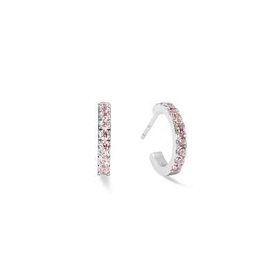 Серьги Hoop Rose-Silver 15мм 0146/23-1917 