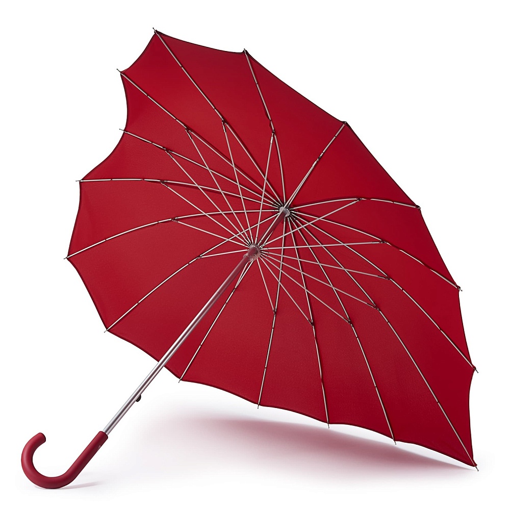 Fulton L909-024 Red (Сердце) Зонт женский трость Fulton Арт.: L909-024 Red