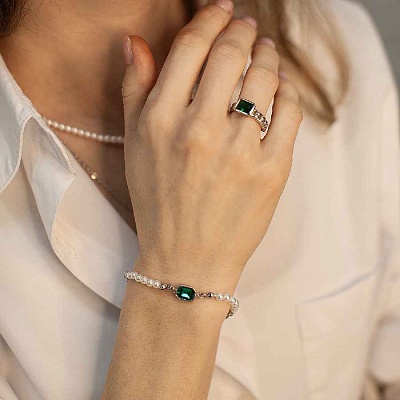 Браслет EMERALD  Fiore Luna  CCH03676-07 