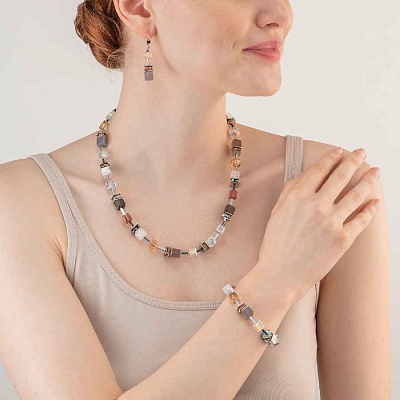 Колье Cognac-Beige  Coeur de Lion  4505/10-1130 