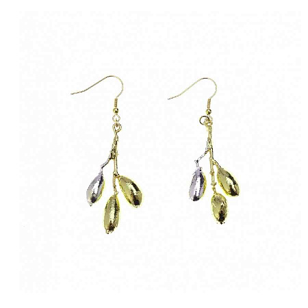 Ester Bijoux Серьги Олива Ester Bijoux SK248GAC- G/S BR Арт.: SK248GAC- G/S BR