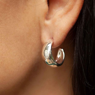 Серьги Hollow Drop  Fiore Luna  LE6082 S 