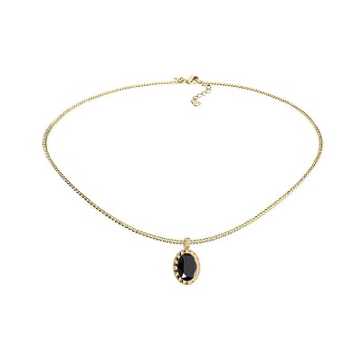 Колье TIVOLA UNICA big (G/P) Jet 3cm 420513 