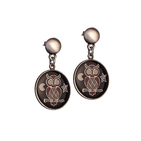 Clara Bijoux Серьги Сова Арт.: A35532-22 BW
