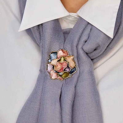 Брошь Цветок  Shadore  XZ1154.27 M/G 