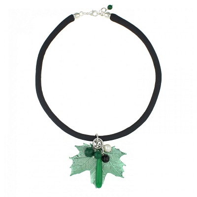 Колье Canadian Mapl  Ester Bijoux  CL848-S BW 