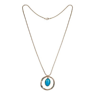 Колье TURQUOISE OPAL LN5142 BL/G 
