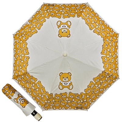 Зонт складной Moschino 8000-OCI Toy Teddy Bear Beige product-2255 
