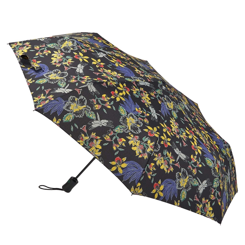 Fulton R348-4104 OrchidsBlack (Орхидеи) Зонт женский автомат Fulton Арт.: R348-4104 OrchidsBlack