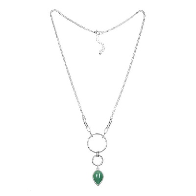Колье GREEN AVENTURINE LN3171-5 G/S 