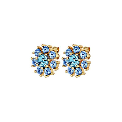 Серьги AUDE SG L.BLUE/AQUA *440039 