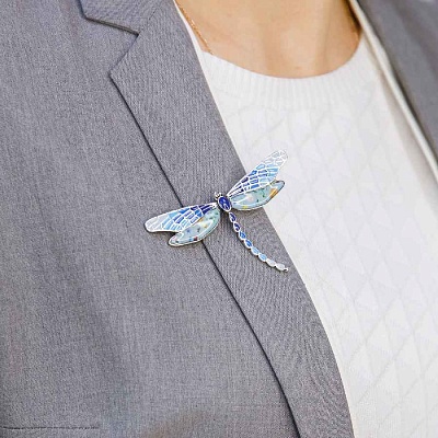 Брошь Стрекоза  Shadore  XZ0417.23 BL/S 