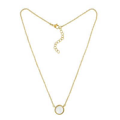 Колье Сфера SHELL WHITE BP02913-2 BW/G 