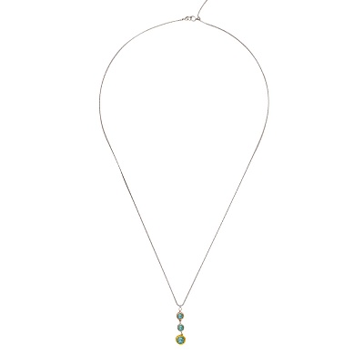 Колье Green colors B2101SW-N01.16 G/MIX 