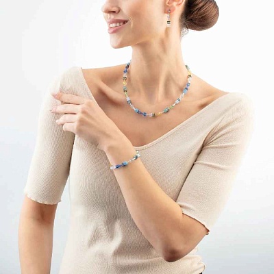 Колье Aqua-Green  Coeur de Lion  4905/10-2005 