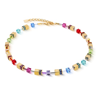Колье Multicolour Rainbow-Gold 3015/10-1535 