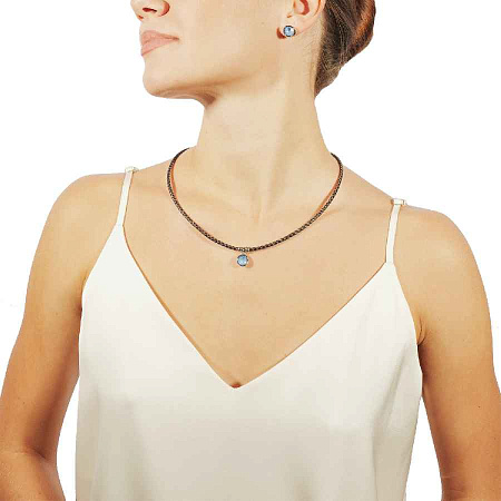 Fiore Luna Колье Ocean Delight Fiore Luna B1909.21 BL/S Арт.: B1909.21 BL/S