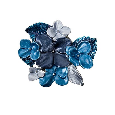 Брошь Фиалки XZ1498.23 BL/S 