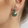 Серьги pearl green quartz Арт.: A3091.16 G/G