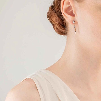 *Пусеты Grey-Gold  Coeur de Lion  *5027/21-1216 