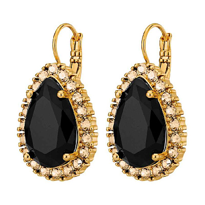 Серьги FIORA SG BLACK /GOLDEN Dyrberg Kern *450077 *450077 