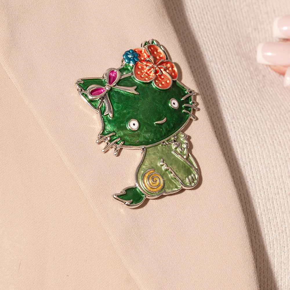 Shadore Брошь KITTY Арт.: XZ1444.16 G/S