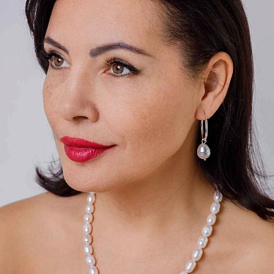 Серьги Pearle  Fiore Luna  AL4508 S  Серьги Pearle  Fiore Luna  AL4508 S
