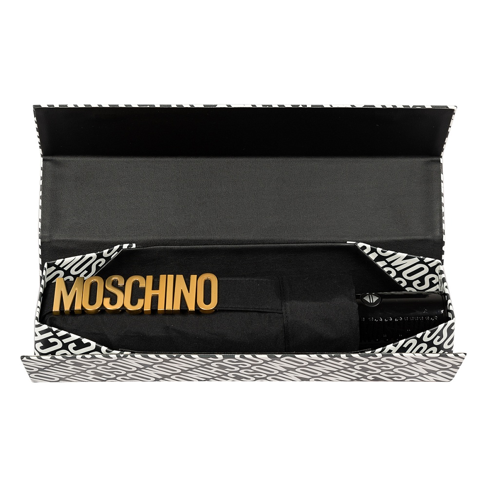 Moschino Зонт складной New Metal Logo Black Box logo Арт.: product-3287