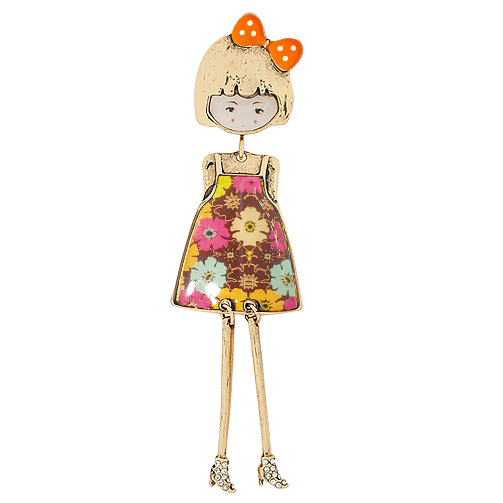 Shadore Брошь Девочка Арт.: XZ0086.27 M/G