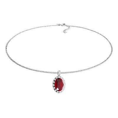 Колье TIVOLA UNICA big (S/P) Siam 3cm 420503 