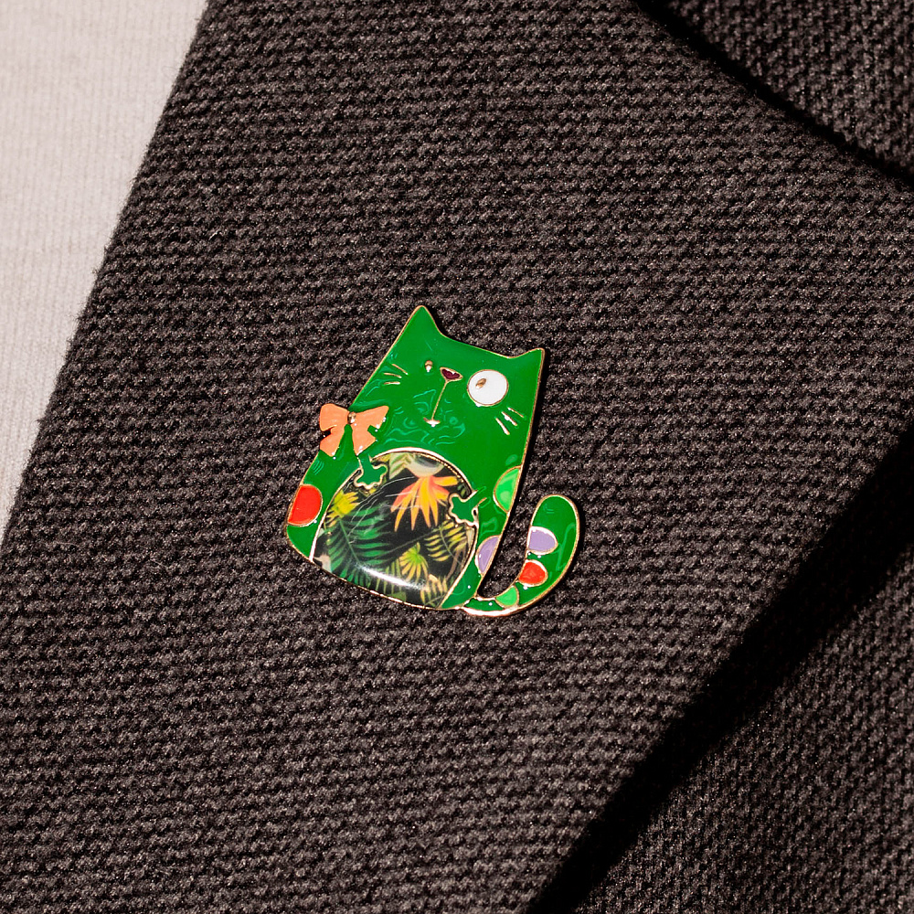 Shadore Брошь Кот бант Арт.: XZ2299.16 G/G