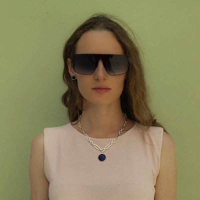 Колье NATURAL LAPIS  Fiore Luna  LN5151 BL/S 