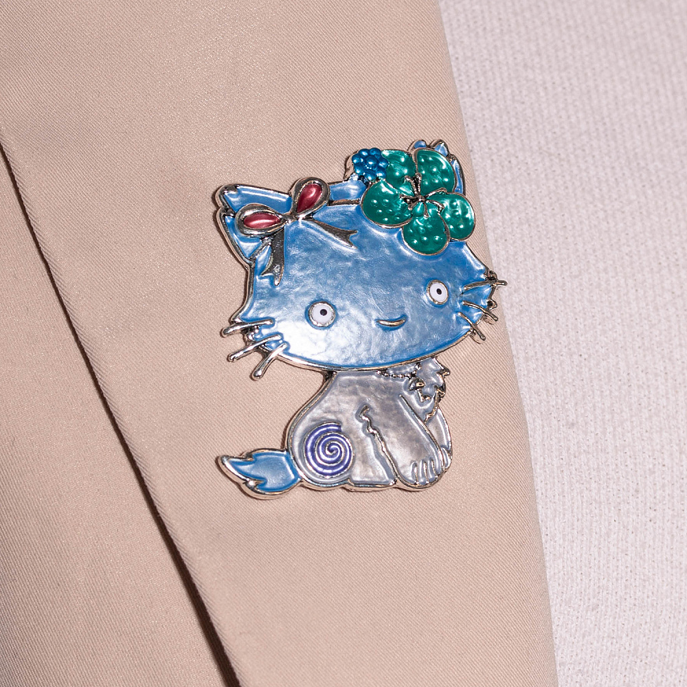 Shadore Брошь KITTY Shadore XZ1444.21 BL/S Арт.: XZ1444.21 BL/S
