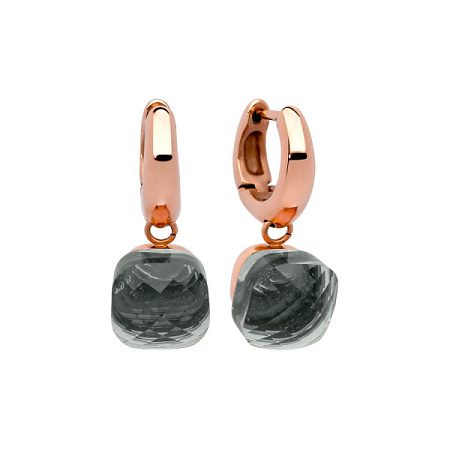 Qudo Серьги Firenze smoke Qudo *300194 BW/RG Арт.: *300194 BW/RG