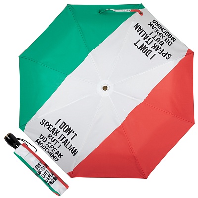 Зонт складной Moschino 8027-OCA Speak Moschino Multi product-3152 