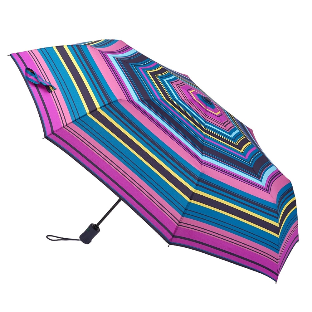 Fulton R348-4100 StripePatternPurple (Фиолетовая полоска) Зонт женский автомат Fulton Арт.: R348-4100 StripePatternPurple