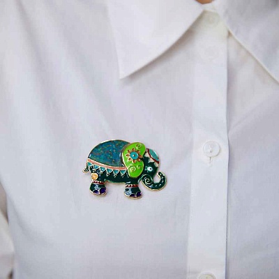 Брошь Слон  Shadore  XZ2293.16 G/G 