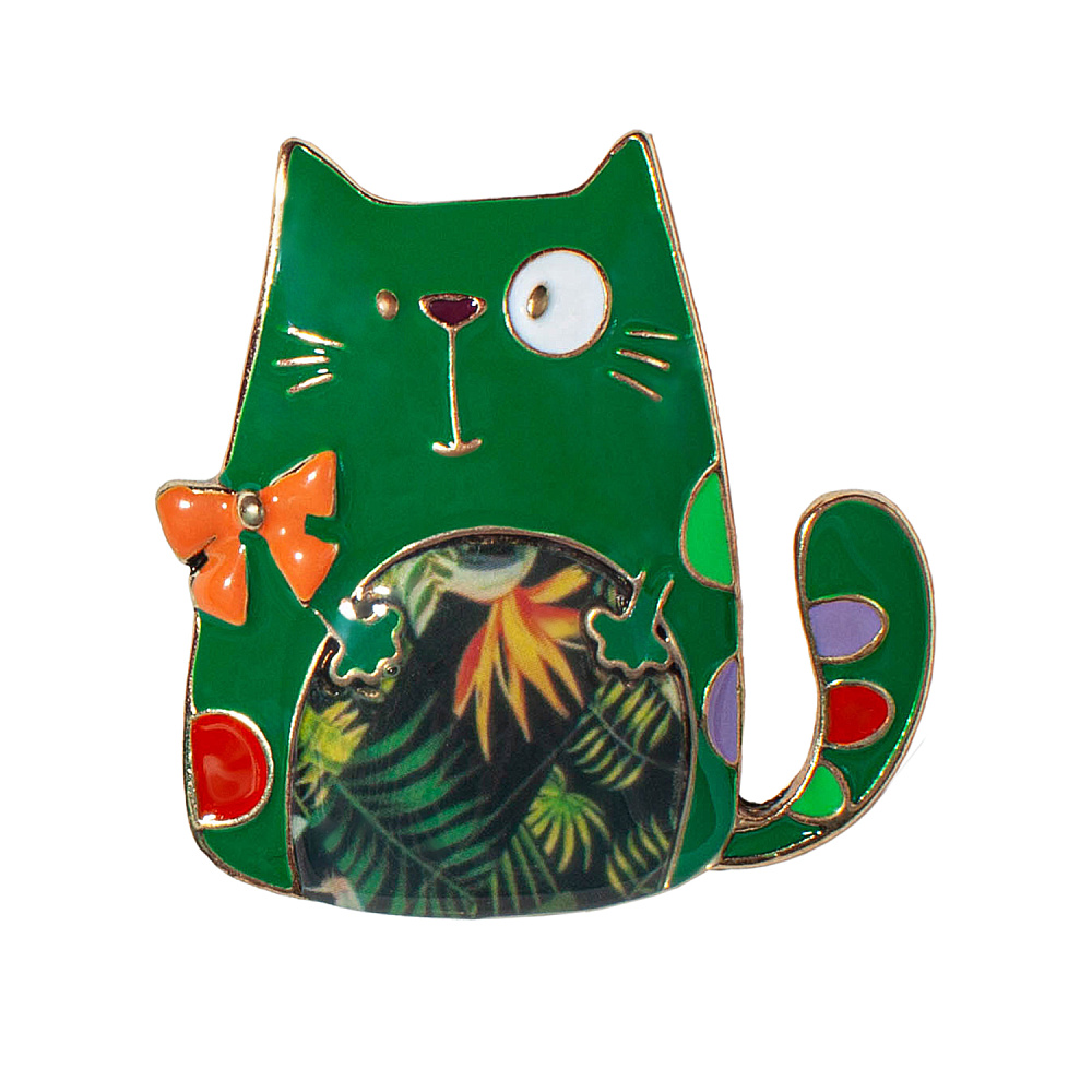 Shadore Брошь Кот бант Арт.: XZ2299.16 G/G