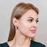 Серьги Куб SHELL ROSE Арт.: AE02914-3 R/RG