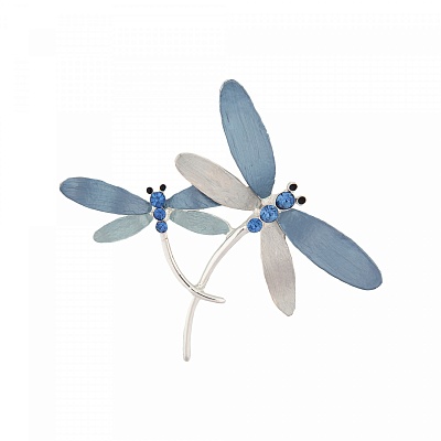 Брошь Стрекозы XZ2018.22 BL/S 