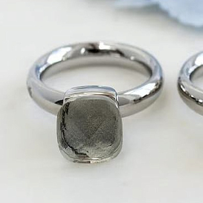 Кольцо FIRENZE 19 (S) Smoky Quartz  Qudo  107000/40-5110 19 