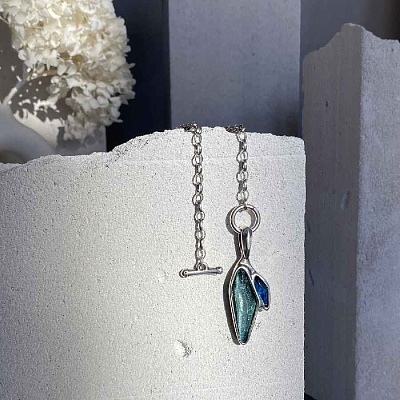 Колье LAGUNA NEGRA CELESTE  Ciclon  B241809-36 