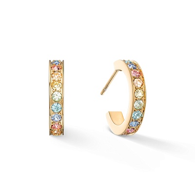 Серьги Multicolour Pastel Gold 0127/21-1590 