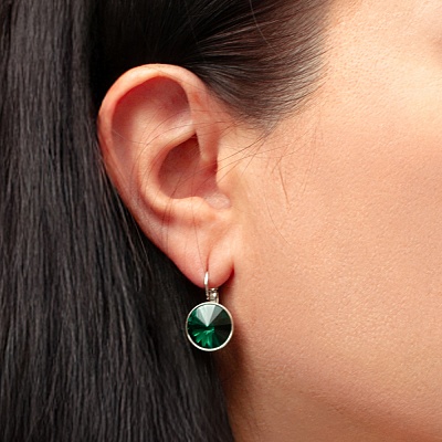 Серьги Emerald  Fiore Luna  A1903.18 G/S 