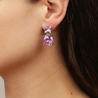 Серьги NICOLA SS LIGHT ROSE  Dyrberg Kern  440008 