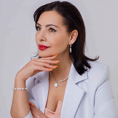 Колье Pearle Half Togl  Fiore Luna  BL4505 S 