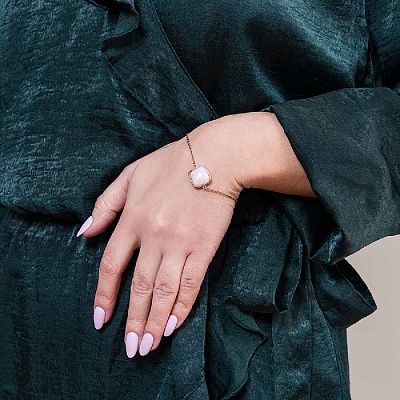 Браслет Куб SHELL ROSE  Fiore Luna  CB02914-3 R/RG 