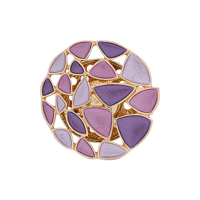 Брошь Мозаика XZ0574.11 V/G 