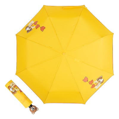 Зонт складной Moschino 8431-OCU Bear Balloons Yellow product-3393 